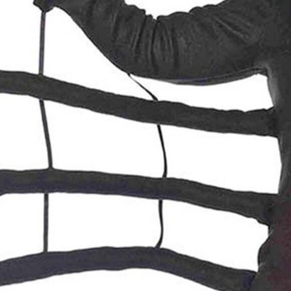 Plus Cozy Black Widow Costume Dress Womens Size 3X 4X Halloween Fleece Top - Picture 7 of 9